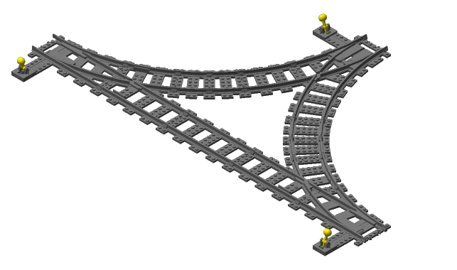 3d print lego train track